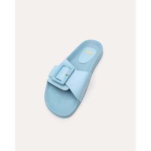 Daisy Slide - Vegan Leather Light Blue